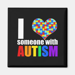 Autism Awareness Shirt Autism Mamma I Kärlek Någon Magnet