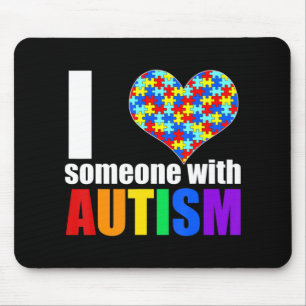 Autism Awareness Shirt Autism Mamma I Kärlek Någon Musmatta