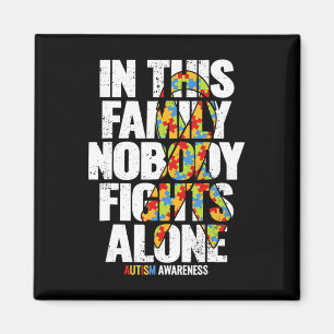 Autism Awareness Shirt Family Support Mamma Autism Magnet