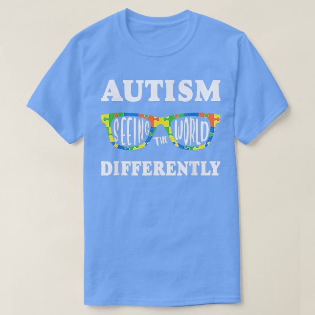Autism Awareness Shirts Manar Women Kids Puzzle Pi T Shirt (Design framsida)