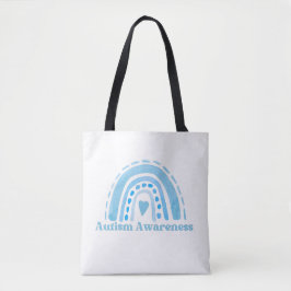 Autism Awareness, Shoulder Tote Tygkasse