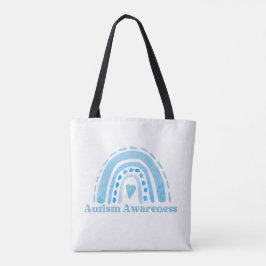Autism Awareness, Shoulder Tote Tygkasse