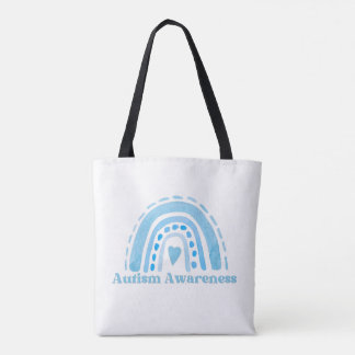 Autism Awareness, Shoulder Tote Tygkasse