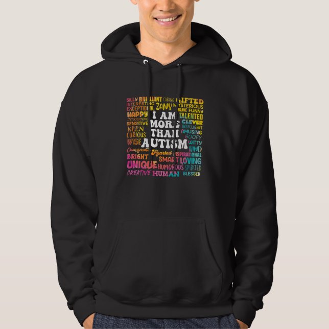 Autism Awareness Solidarity and Neurodiversity  3 Hoodie (Framsida)
