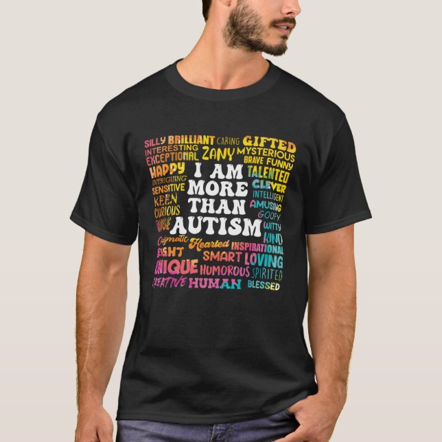 Autism Awareness Solidarity and Neurodiversity  3 T Shirt (Framsida)
