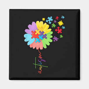 Autism Awareness Solros Puzzle Biet Kids Magnet