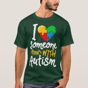 Autism Awareness Son in law Ley, Lusny I Kärlek Nå T Shirt