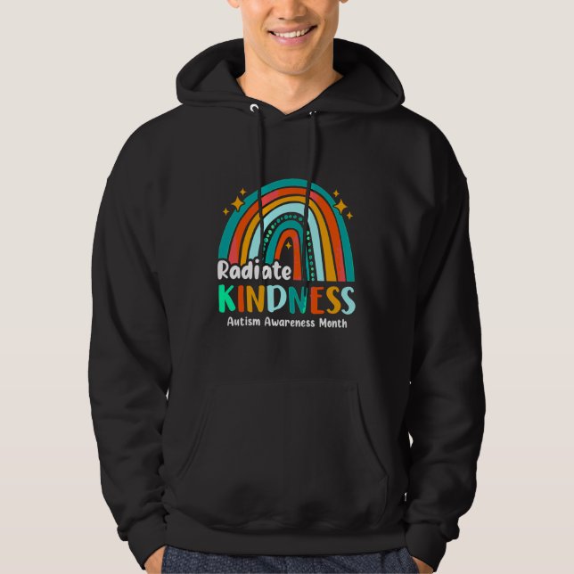 Autism Awareness Speciell Ed Teacher Radiate Kindn Hoodie (Framsida)