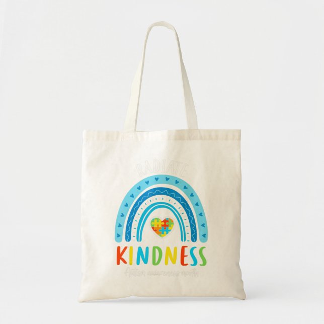 Autism Awareness Speciell Ed Teacher Radiate Kindn Tygkasse (Framsidan)