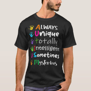 Autism Awareness Support Autism Kids for Mamma Arm T Shirt