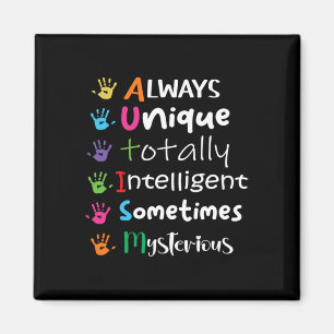 AUTISM AWARENESS Support Autism Kids for Mamma Pap Magnet