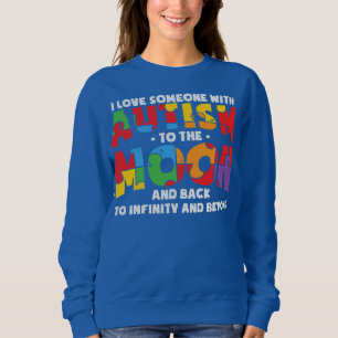 AUTISM AWARENESS Support Autism Kids för Mamma Pap T Shirt