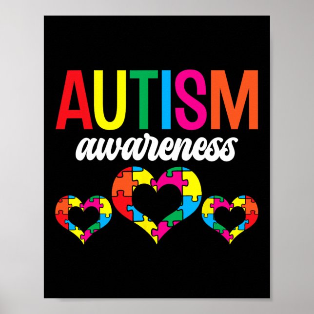 Autism Awareness Support Autist Autists Autistic A Poster (Framsidan)