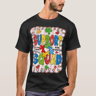 Autism Awareness Support Squad Acceptance T Shirt