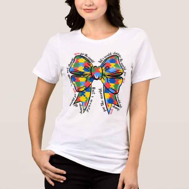 Autism Awareness T shirt (Framsida)