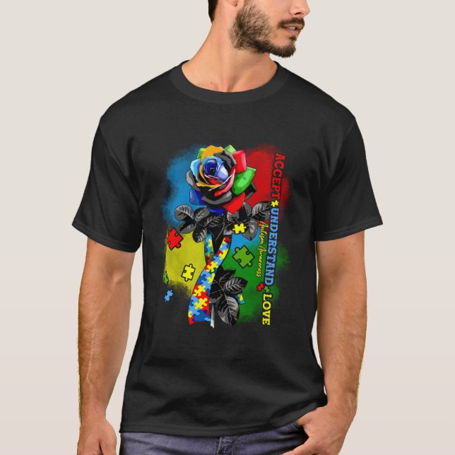 Autism Awareness                                   T Shirt (Framsida)