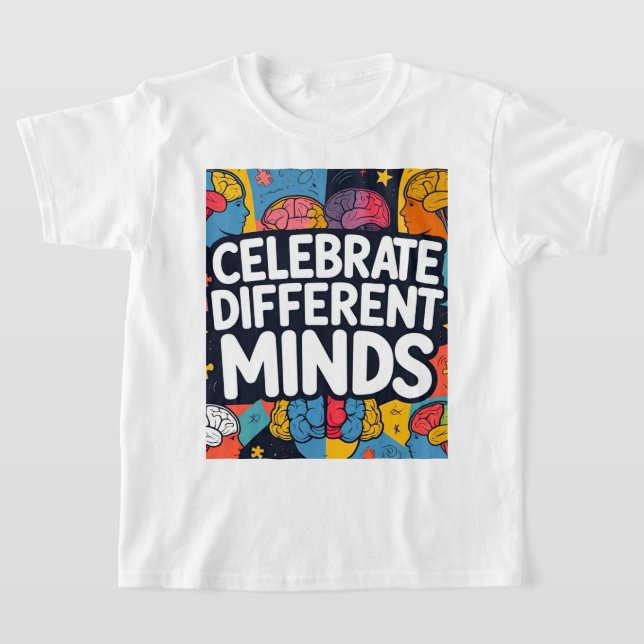  Autism Awareness T-Shirt (Laydown)