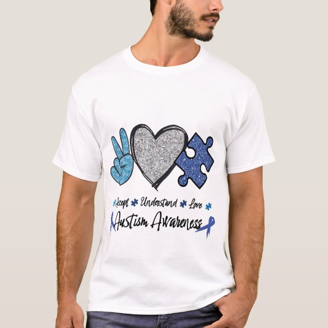 Autism Awareness T-Shirt (Framsida)