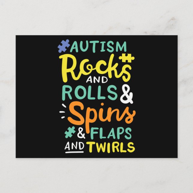 Autism Awareness T-Shirt116 Vykort (Framsida)