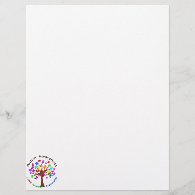 Autism Awareness Träd (Framsida)