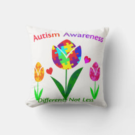 Autism Awareness Tulip Kudde