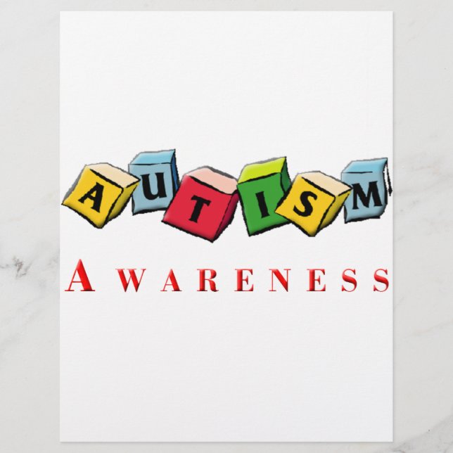 Autism Awaress Reklamblad (Framsidan)