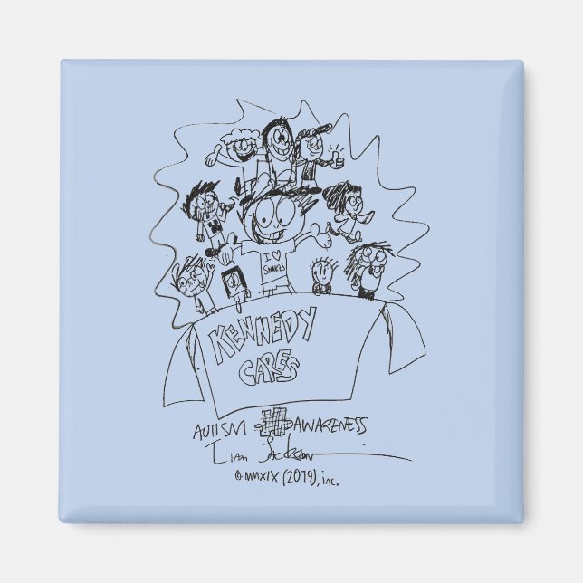 Autism Awarness Magnet (Framsidan)