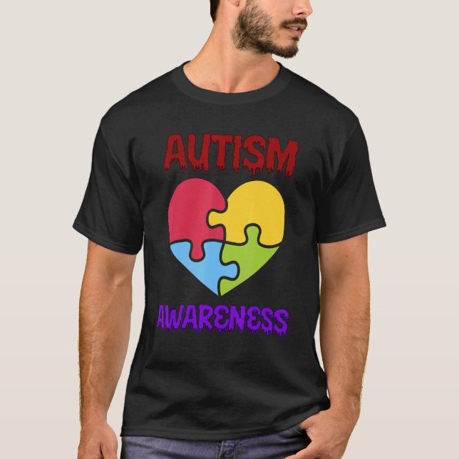 Autism Awerness Humor som säger T Shirt (Framsida)
