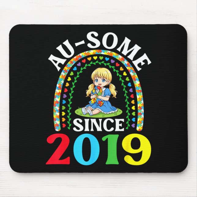 Autism Awesome Ausome Since 2019 Awareness 7th Bir Musmatta (Framsidan)