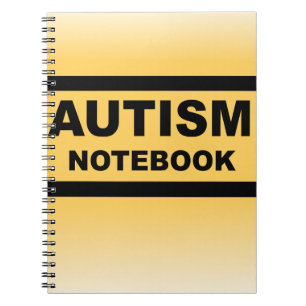 Autism bärbar dator en neurodivergerande Journal Anteckningsbok