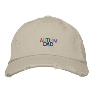 Autism Baseball Cap Pappa Broderad Keps
