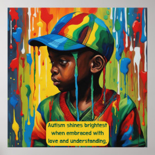 Autism- Behålla eller design Poster