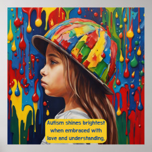 Autism- Behålla eller design Poster