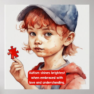 Autism- Behålla eller design Poster
