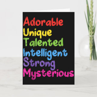 Autism Betydelse Medvetenhet T-shirt Autistisk Gåv Kort