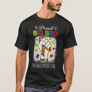 Autism Big Bro Autism Awareness Warrior Support T Shirt