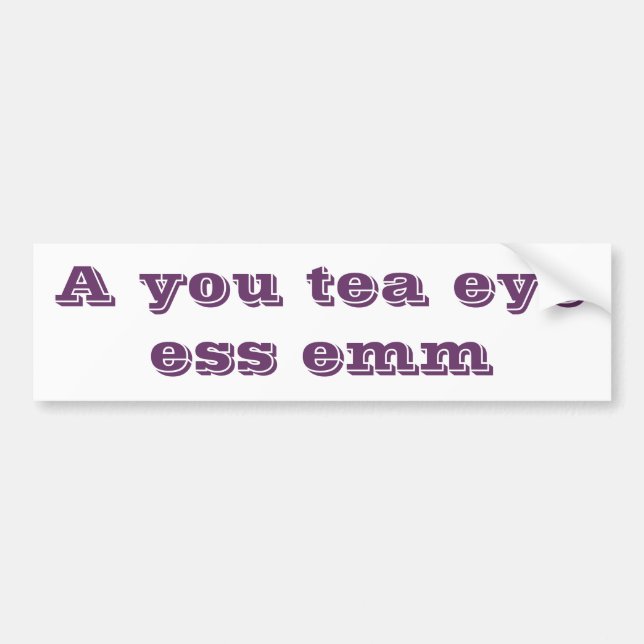 Autism Bildekal (Framsidan)