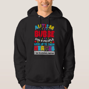 Autism Bubbe Folk vaknar upp sina hjältar Stigning Hoodie