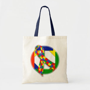 Autism Budget Tote Tygkasse