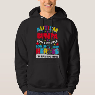Autism Bumpa Folk vaknar upp sina hjältar Stigning Hoodie
