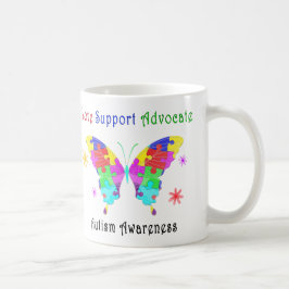 Autism Butterfly Kaffemugg