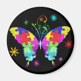 Autism Butterfly Magnet