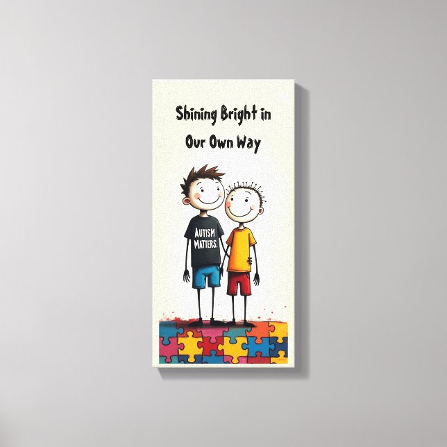 Autism Canvastryck (Framsida)