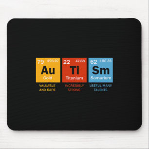 Autism Chemie Periodic Bord Inslag Autism Aw Musmatta