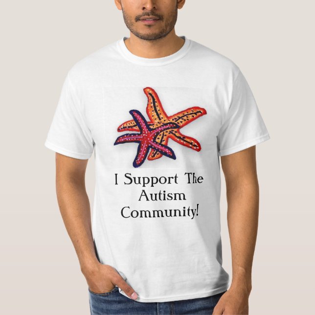 Autism Community Support T Shirt (Framsida)