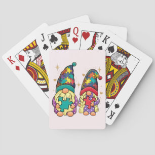 Autism Couple Gnome Casinokort