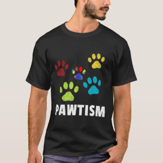 Autism-Cute Autism Dog Funny Paw Autism And Gift T Shirt
