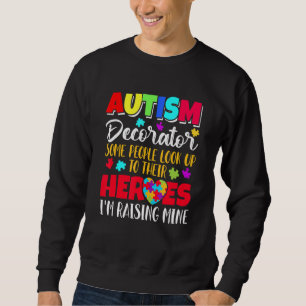 Autism Decorator vissa letar efter sina hjältar Lång Ärmad Tröja