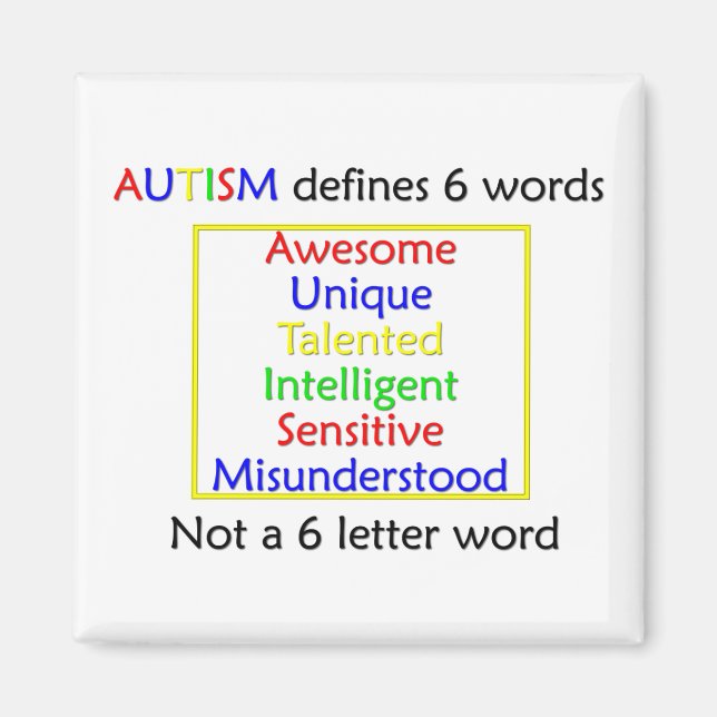 Autism definierar magnet (Framsidan)