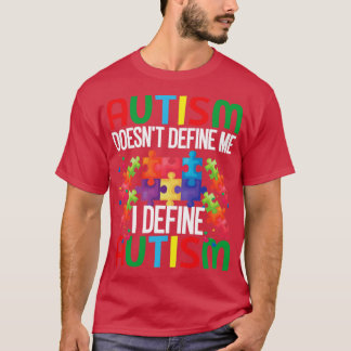 Autism definierar mig som autism Awa T Shirt